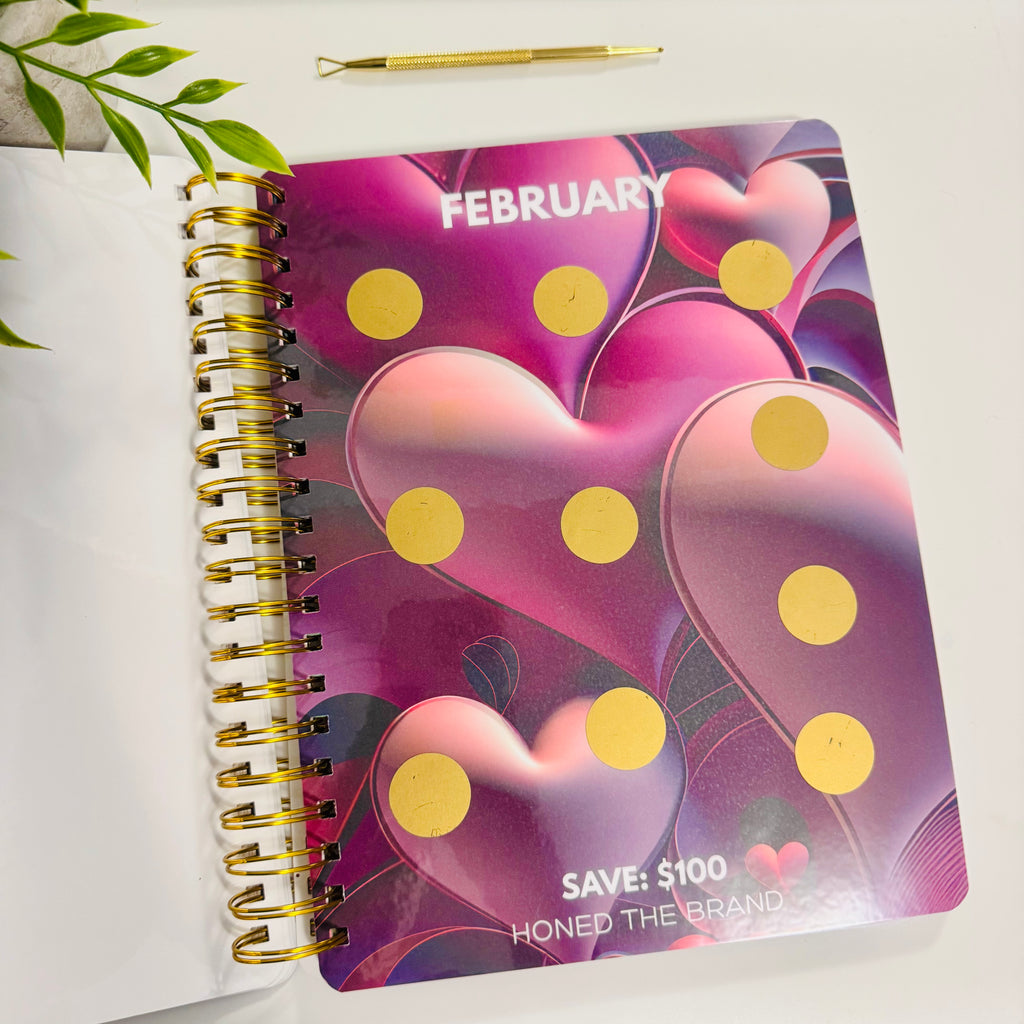 Digital Monthly Scratch & Save Challenge Book