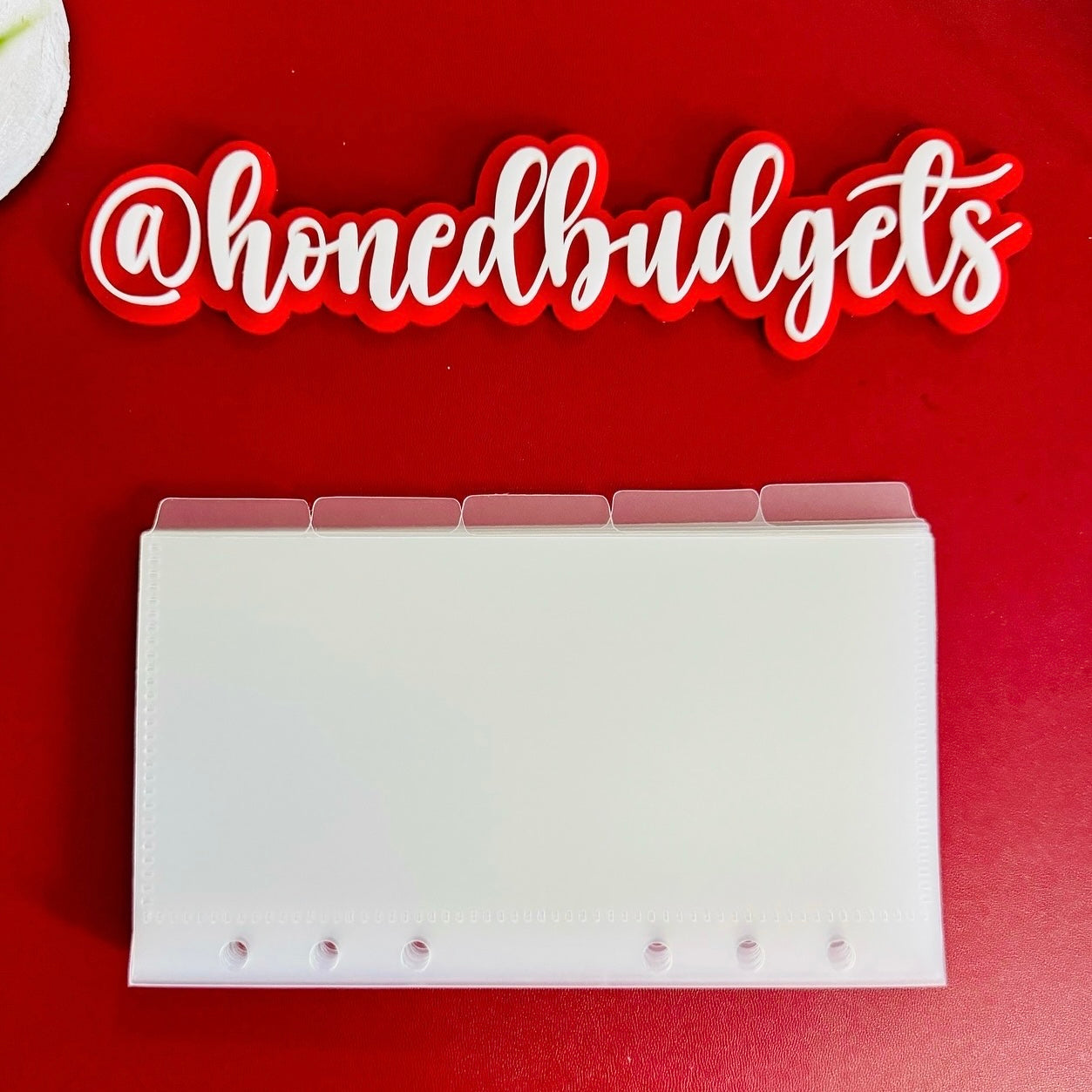 A6 Tabbed PVC Cash Envelopes