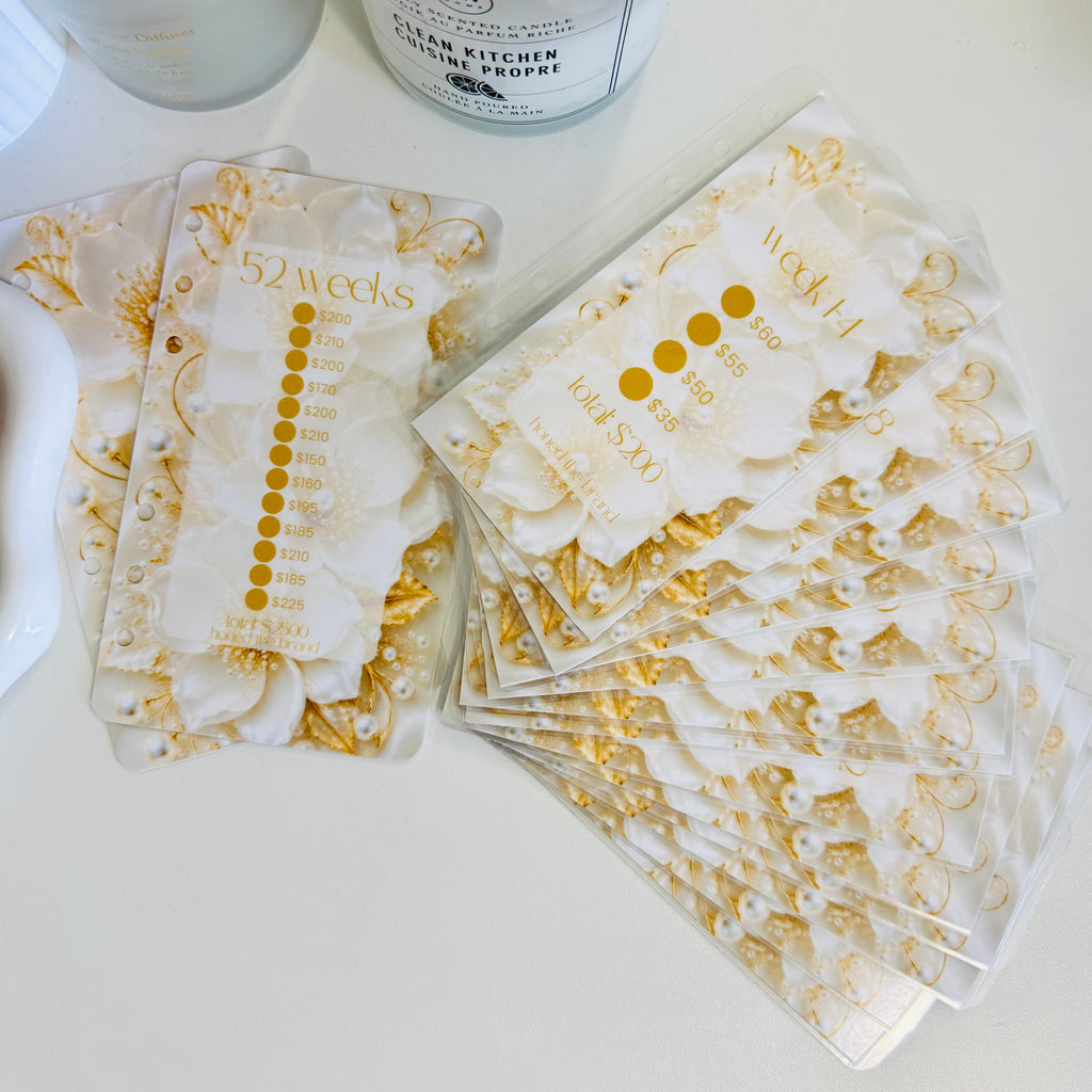 A6 52 Weeks Savings Challenge | Gold & Ivory Collective
