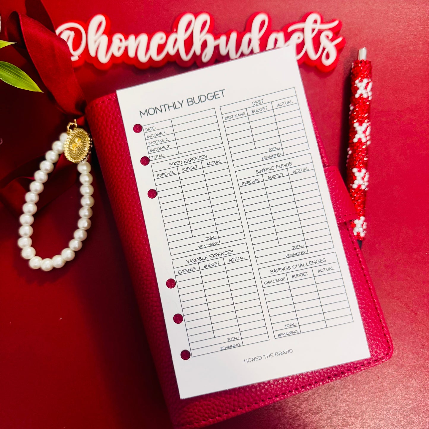 Monthly Budget Tracker