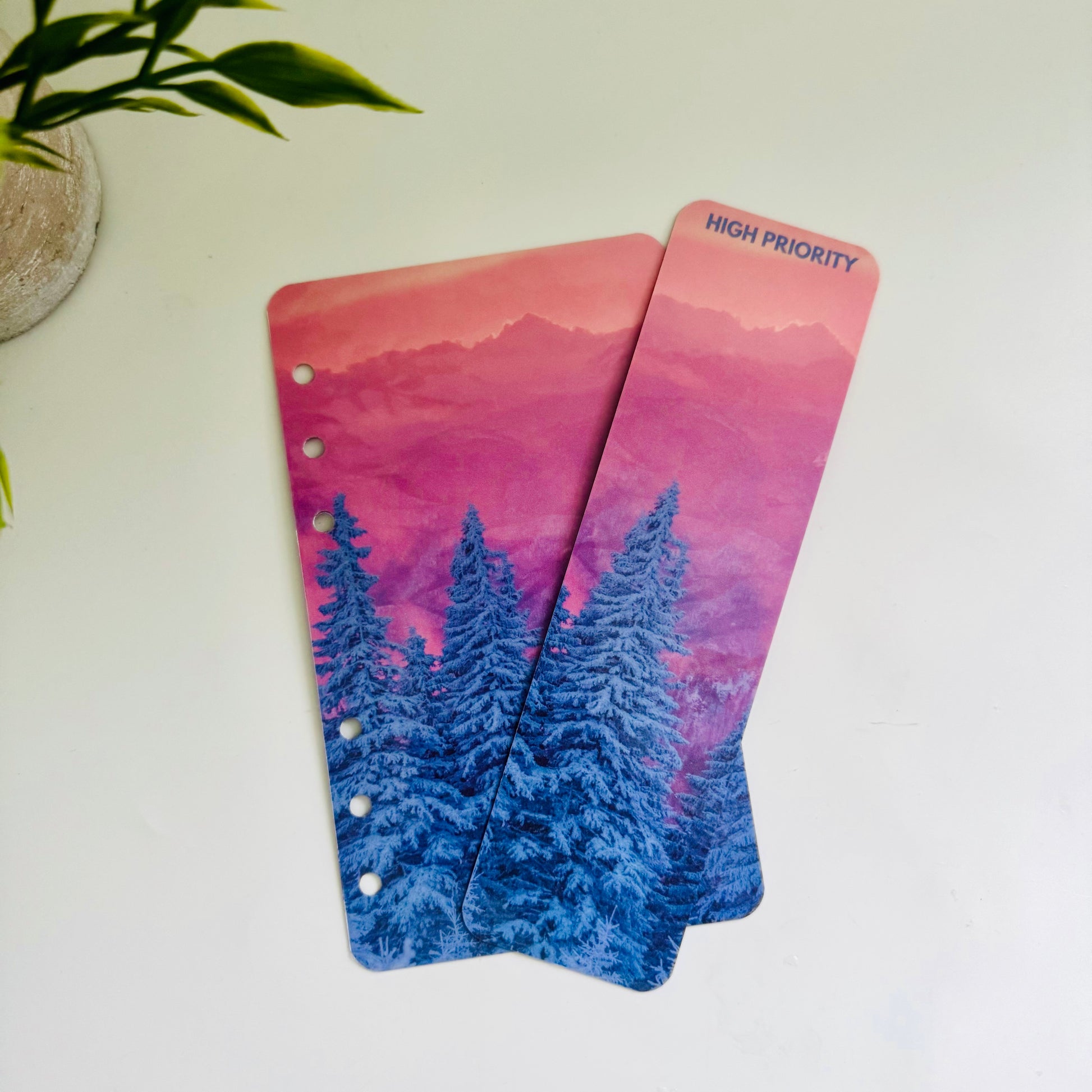 Double Sided Winter Binder Dashboard