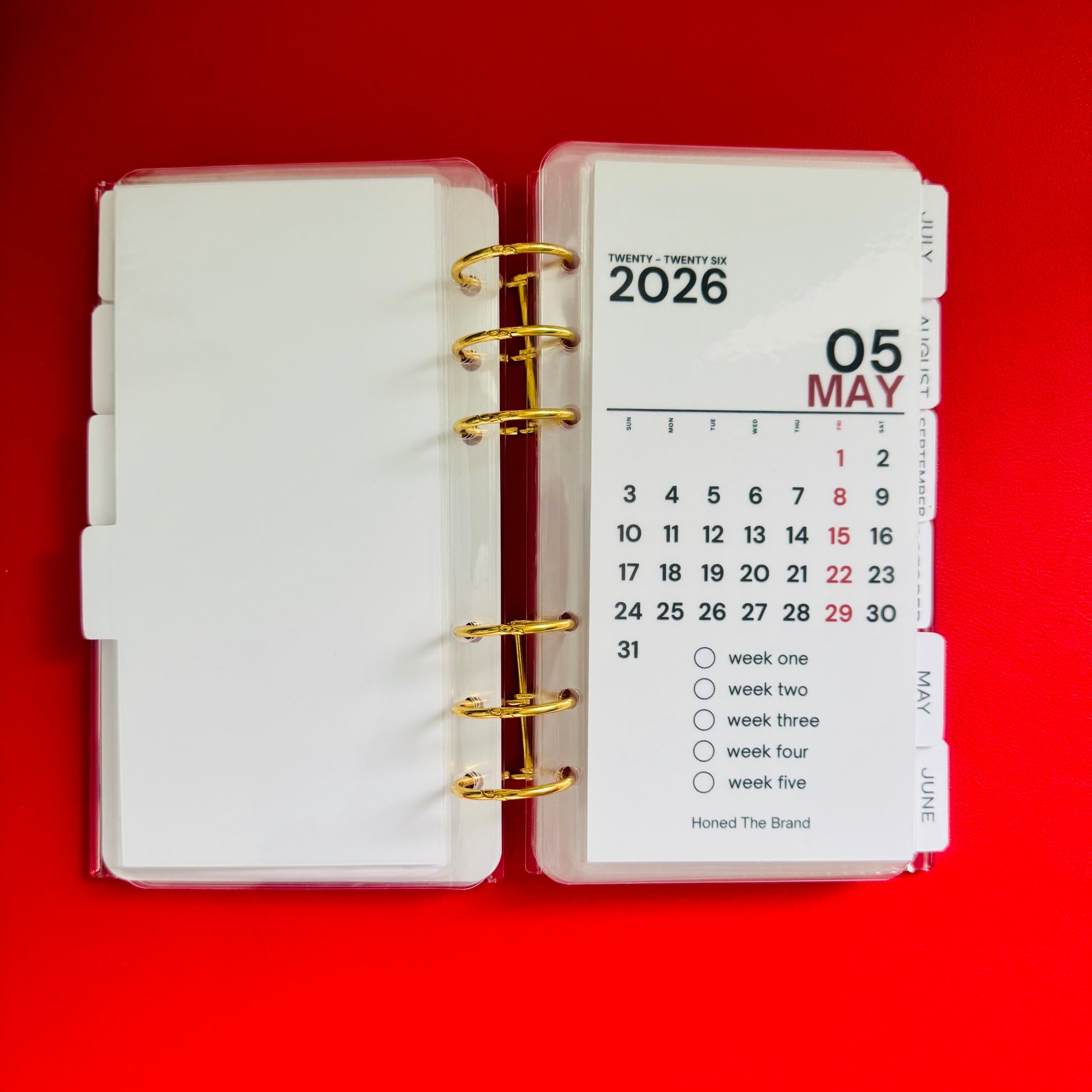 A6 Tabbed 2026 Friday Savings Challenge