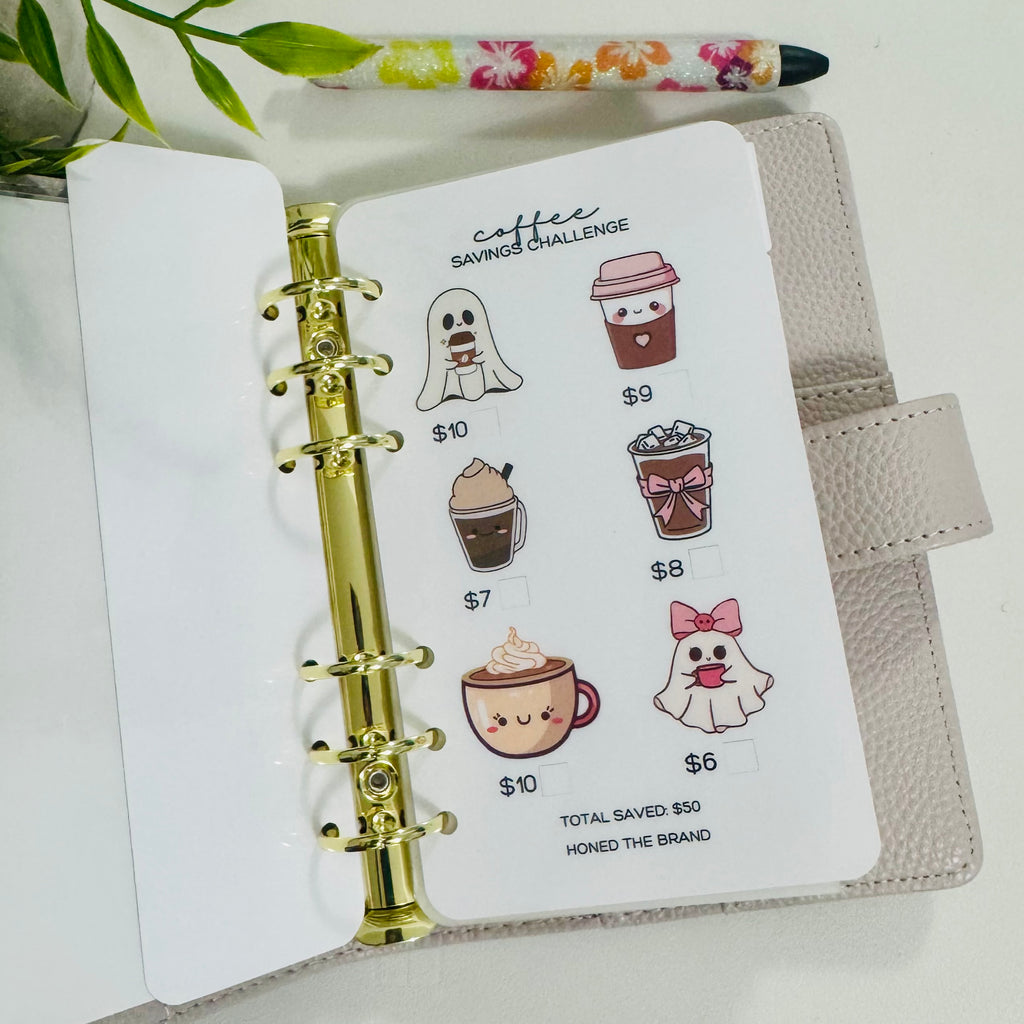 Coffee Mini Savings Challenge