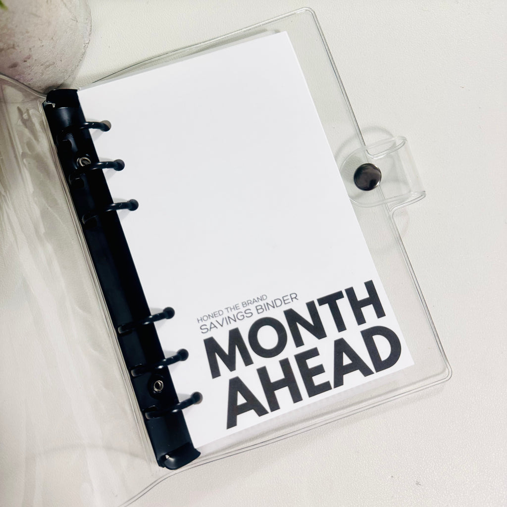 Month Ahead Savings Challenge Binder