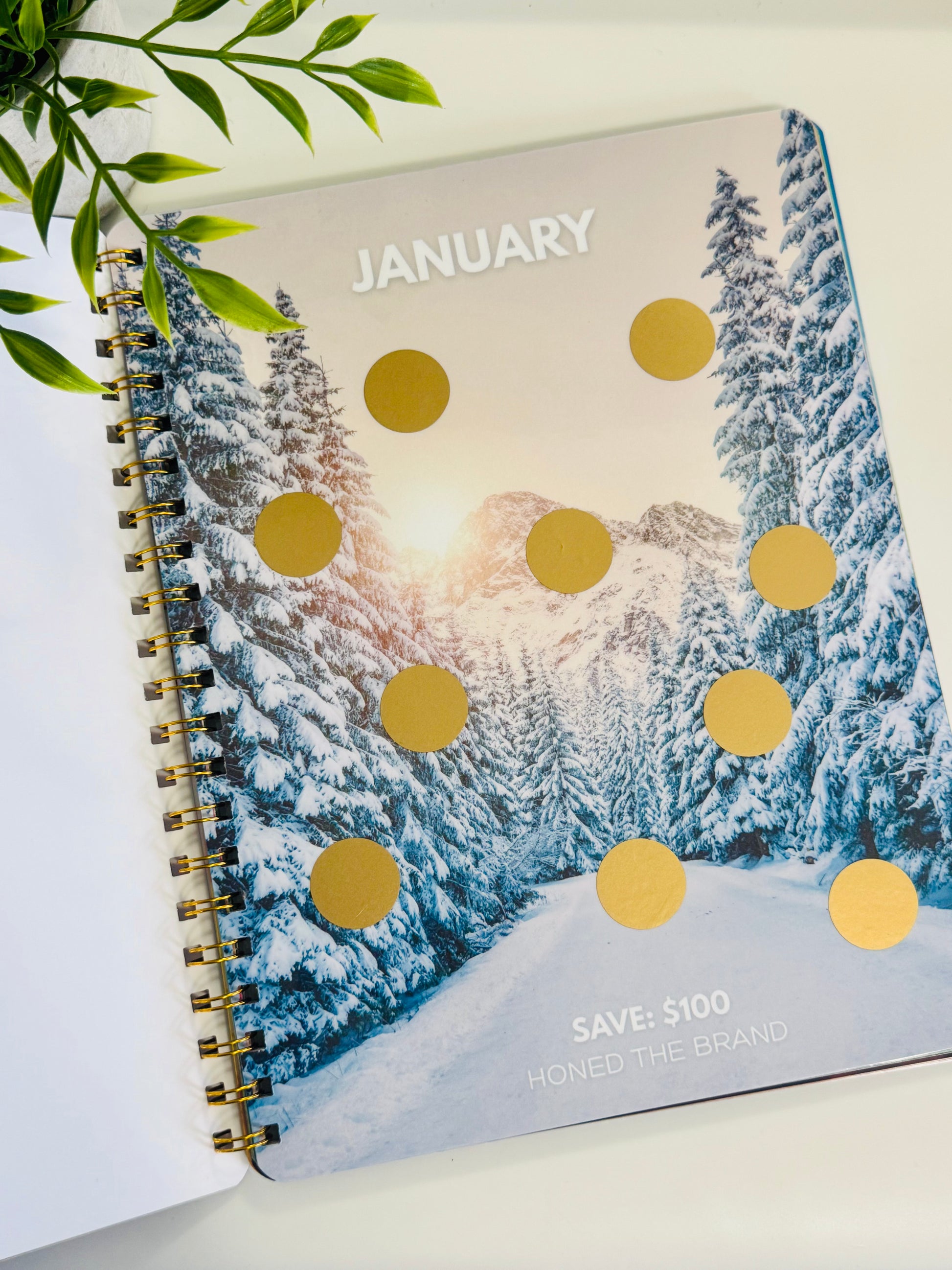 Monthly Scratch & Save Challenge Book