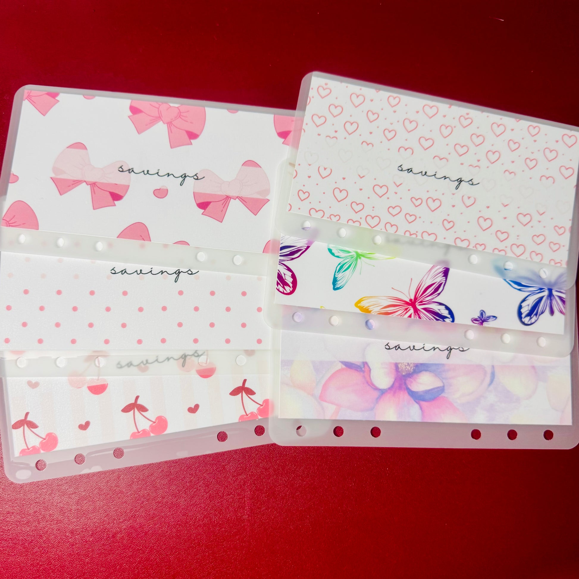 Rainbow Butterfly Cash Envelopes