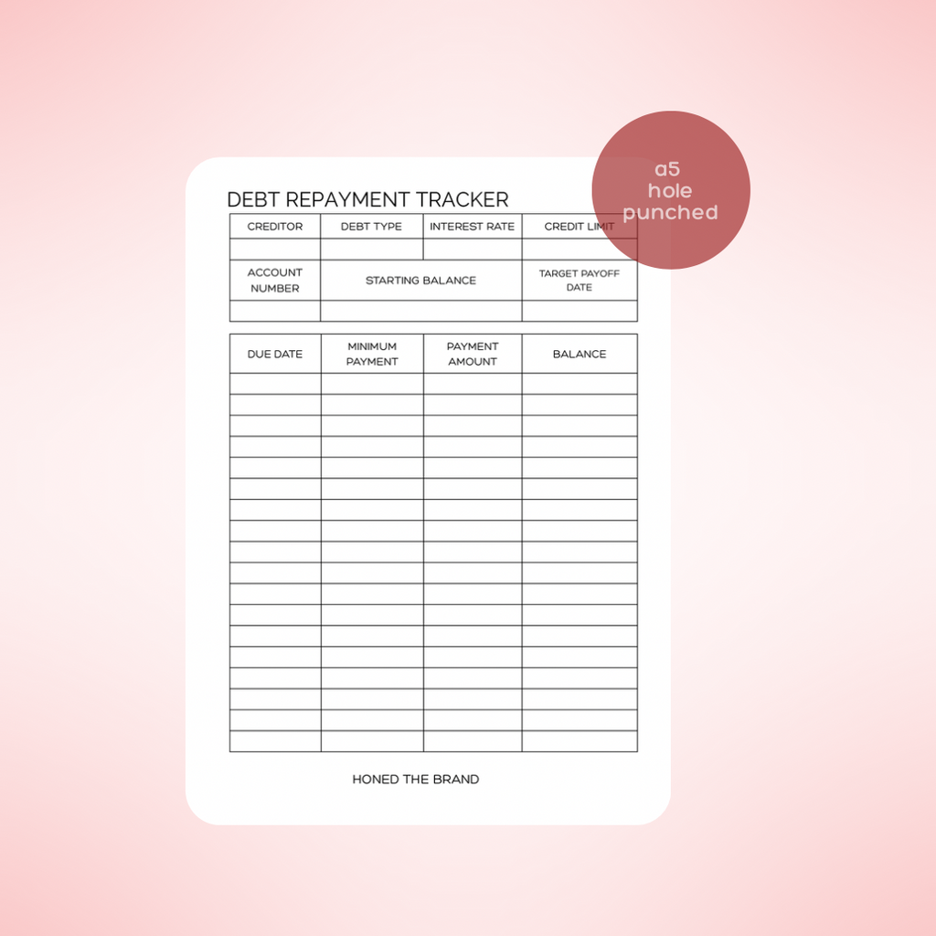 Debt Repayment Tracker