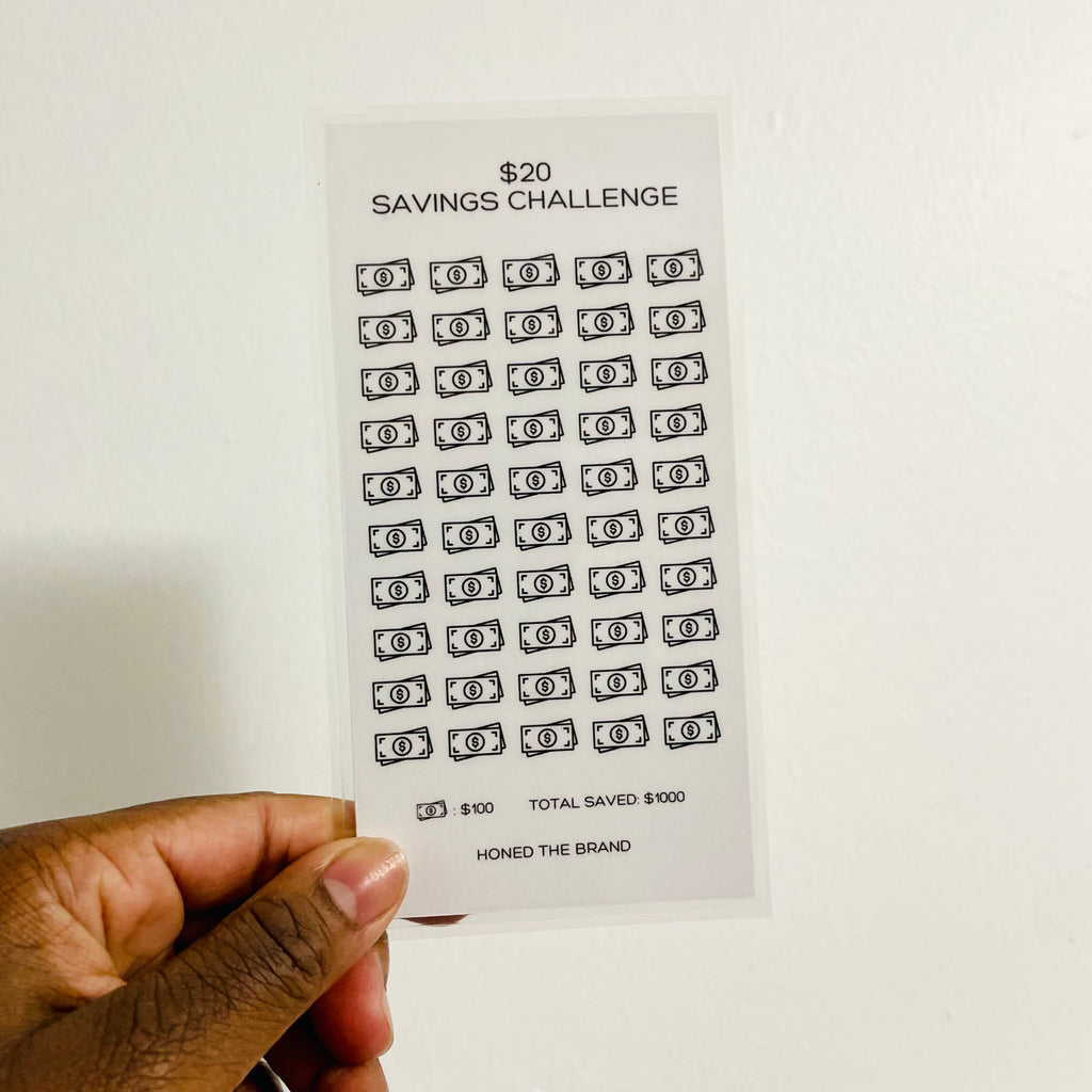 20 Dollar Savings Challenge