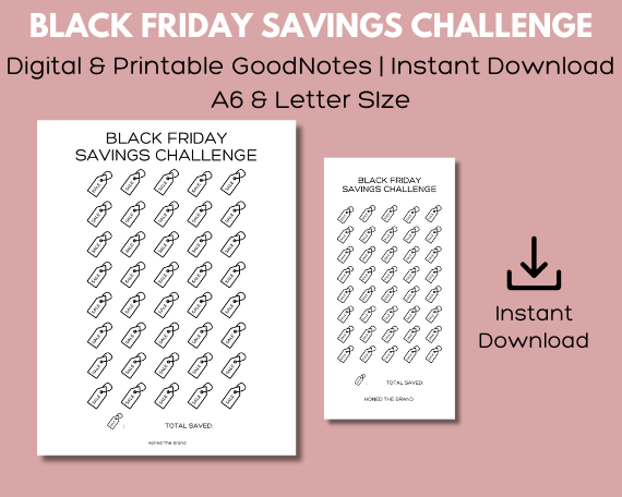 Digital Black Friday Savings Challenge