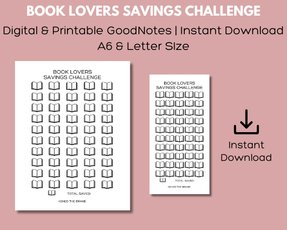 Digital Book Lovers Savings Challenge