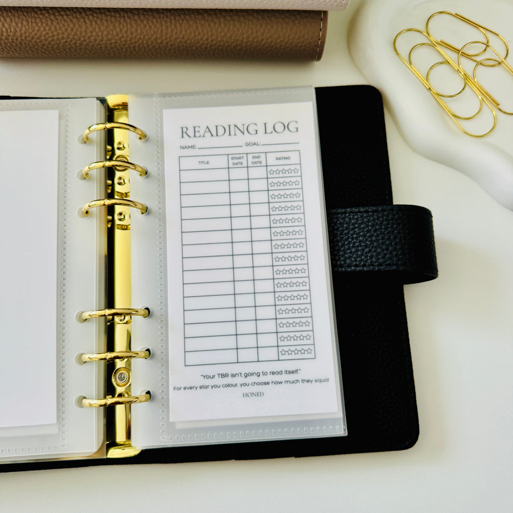 Reading Log Savings Challenge