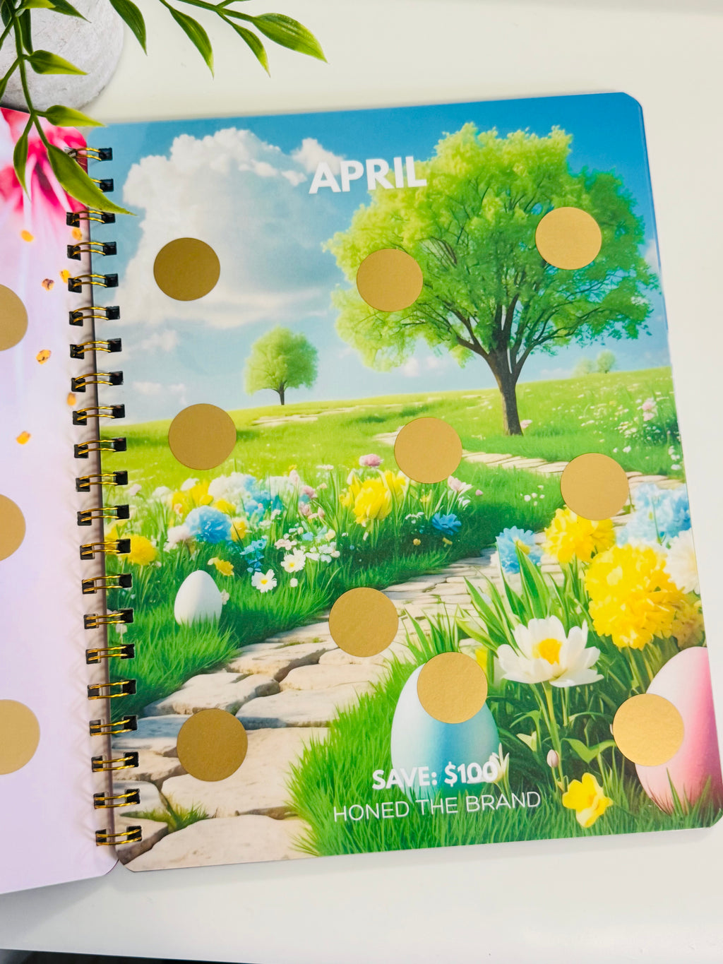 Monthly Scratch & Save Challenge Book