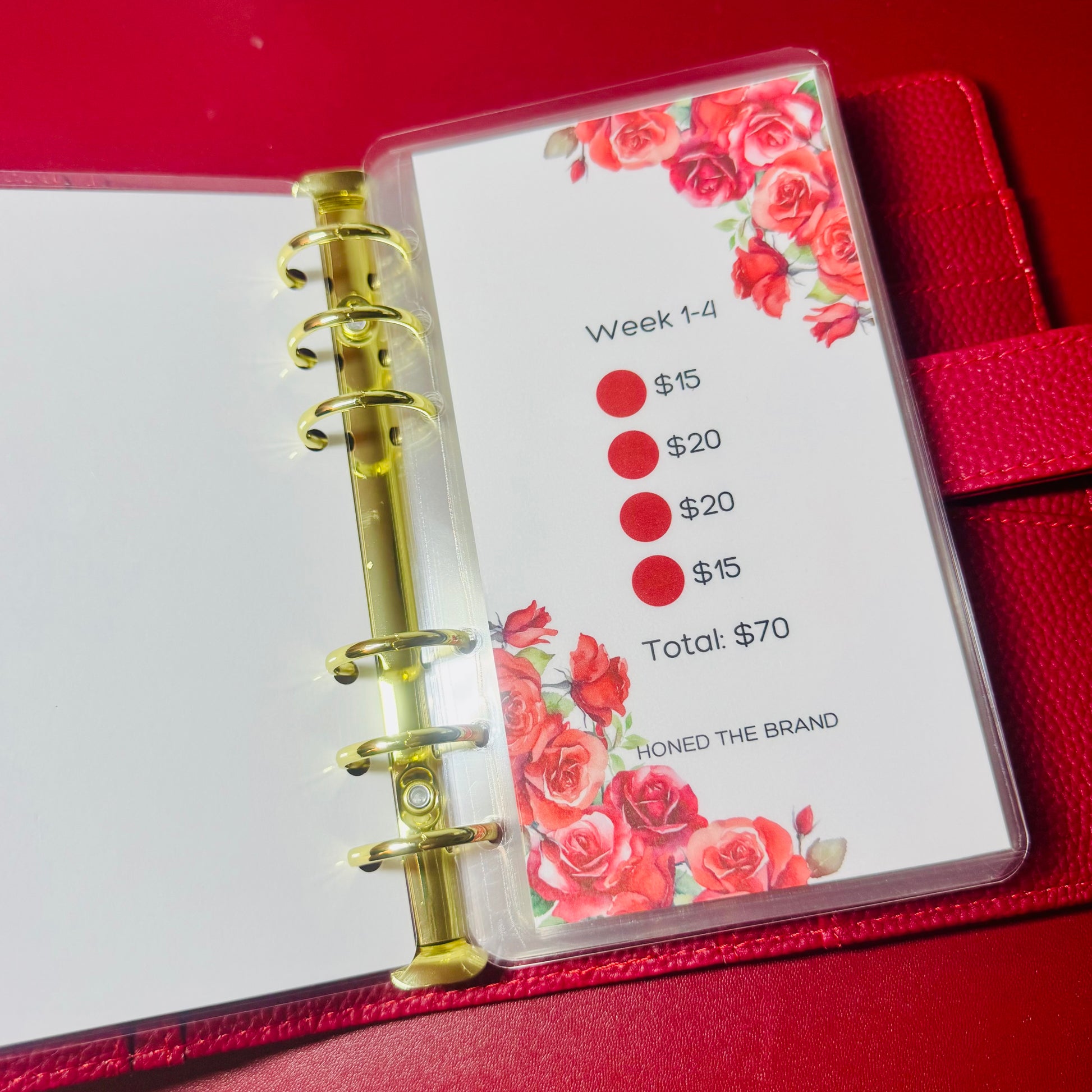 Rose 52 Weeks Savings Challenge