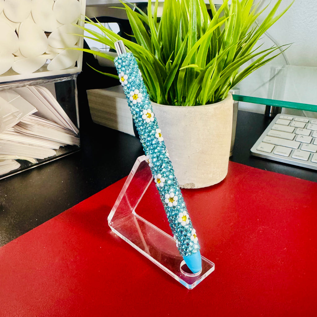 Daisy Rhinestone Pen