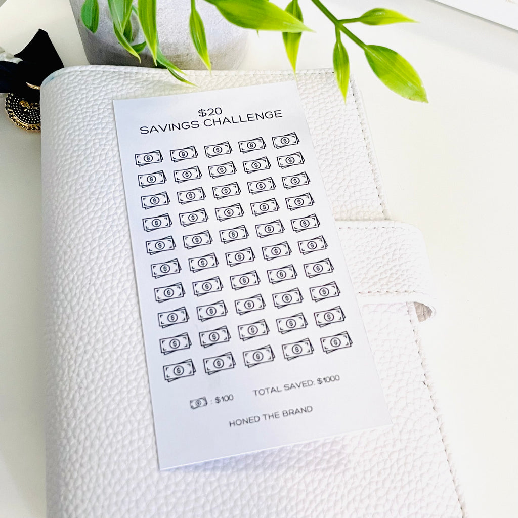 20 Dollar Savings Challenge