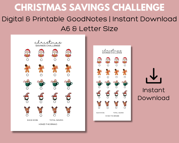 Digital Christmas Savings Challenge