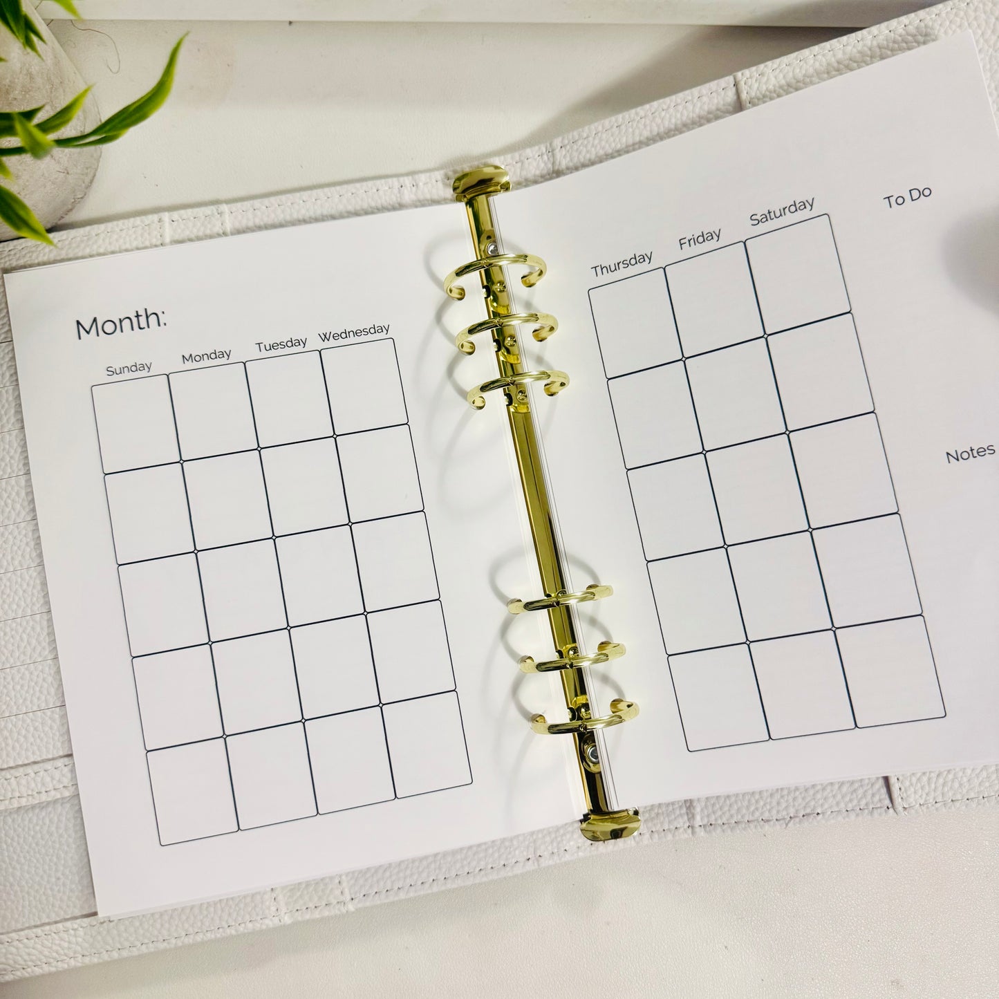 A5 Budget Planner Inserts