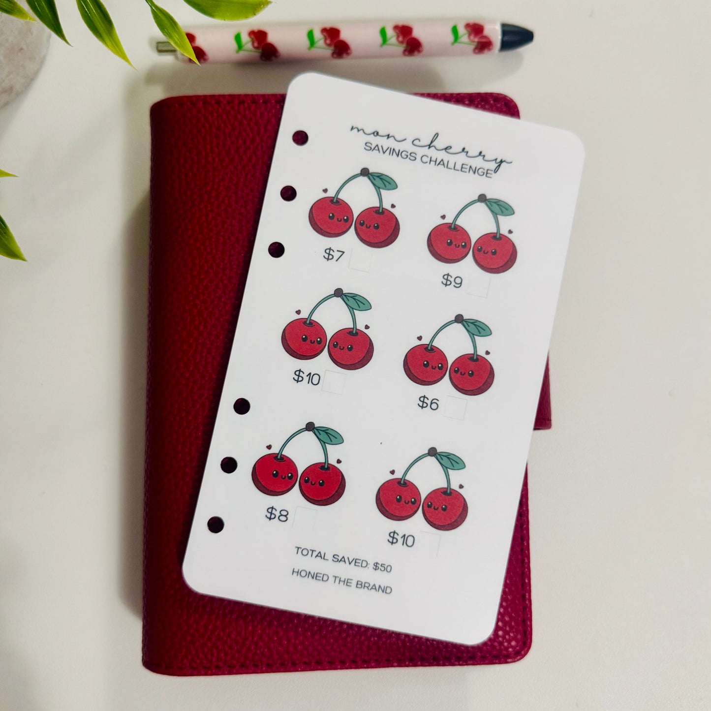 Mon Cherry Mini Savings Challenge