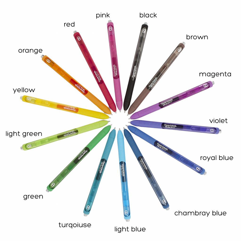 Solid Colour Rhinestone Pen