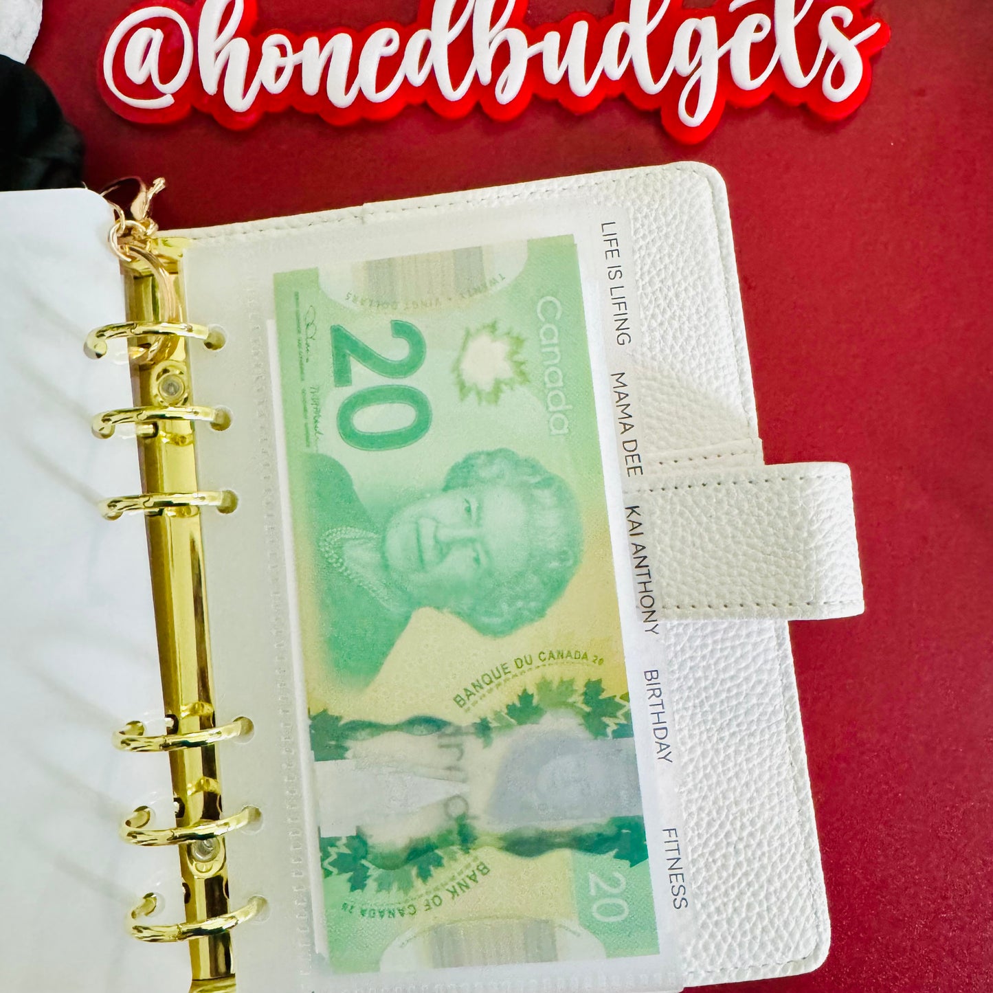 A6 Tabbed PVC Cash Envelopes