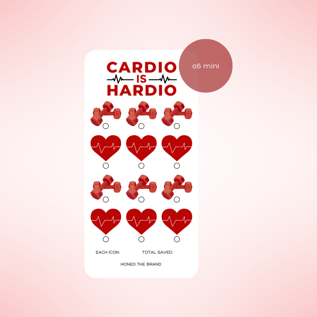 Cardio Is Hardio Mini Savings Challenge