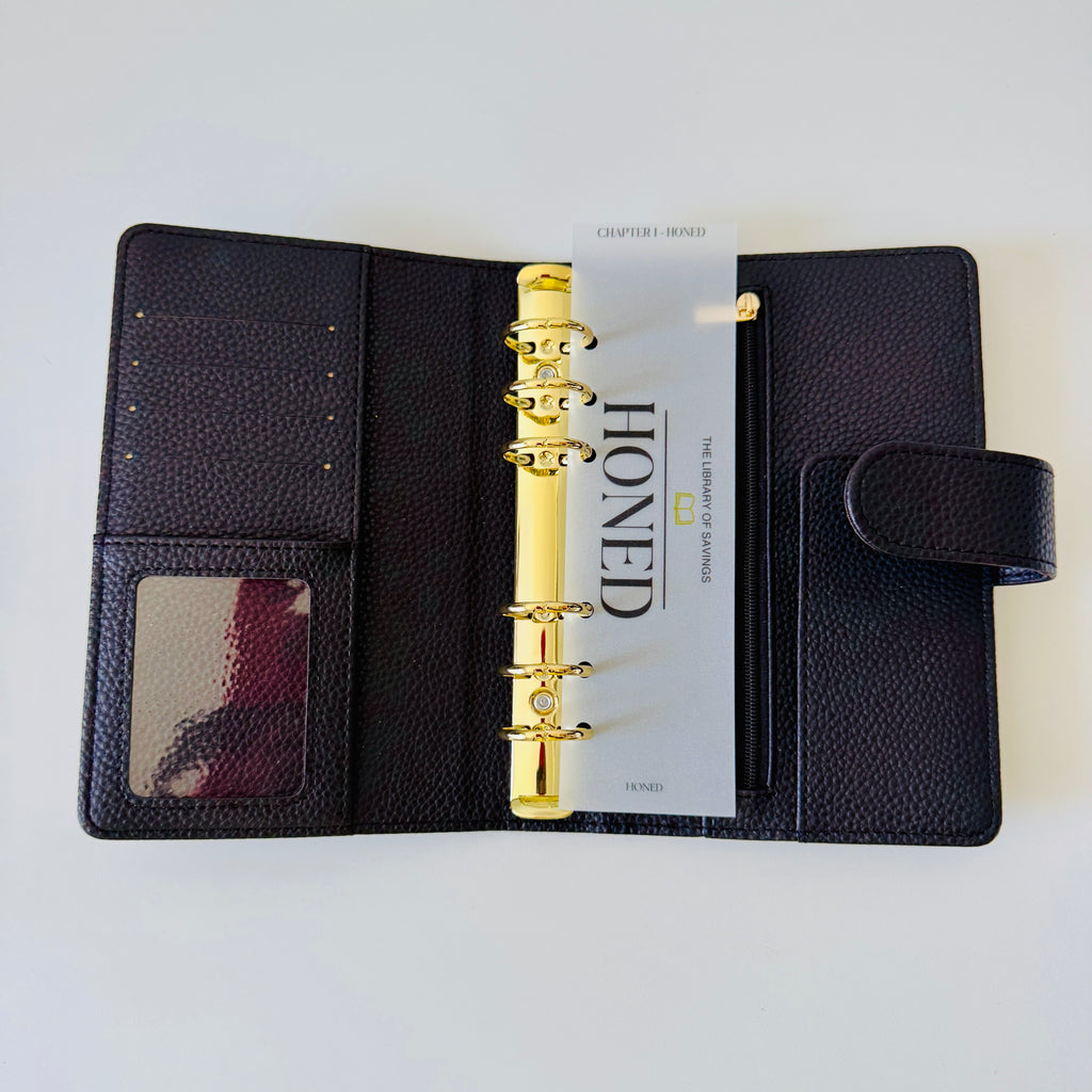 A6 Library Of Savings Binder Bookmark