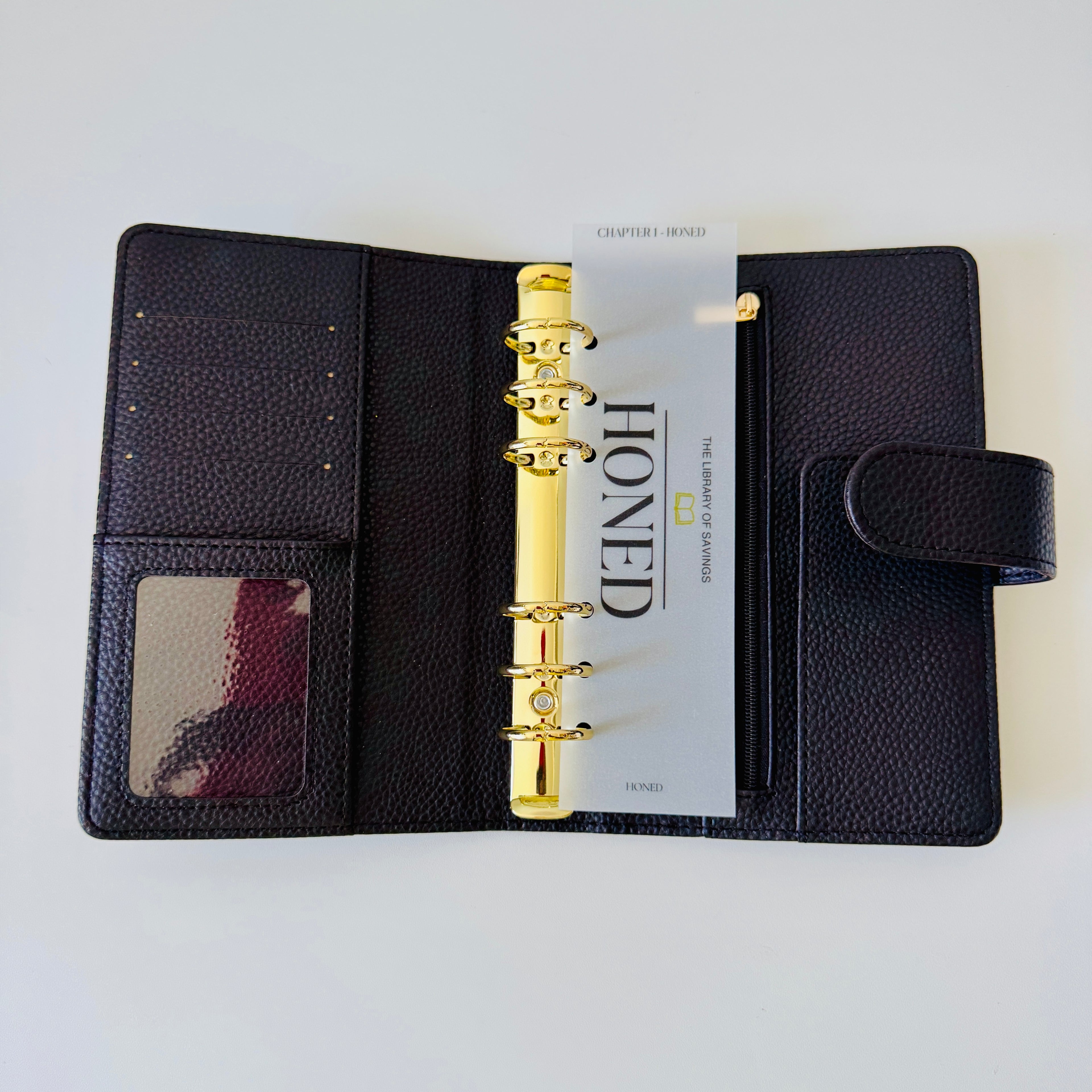 A6 Library Of Savings Binder Bookmark