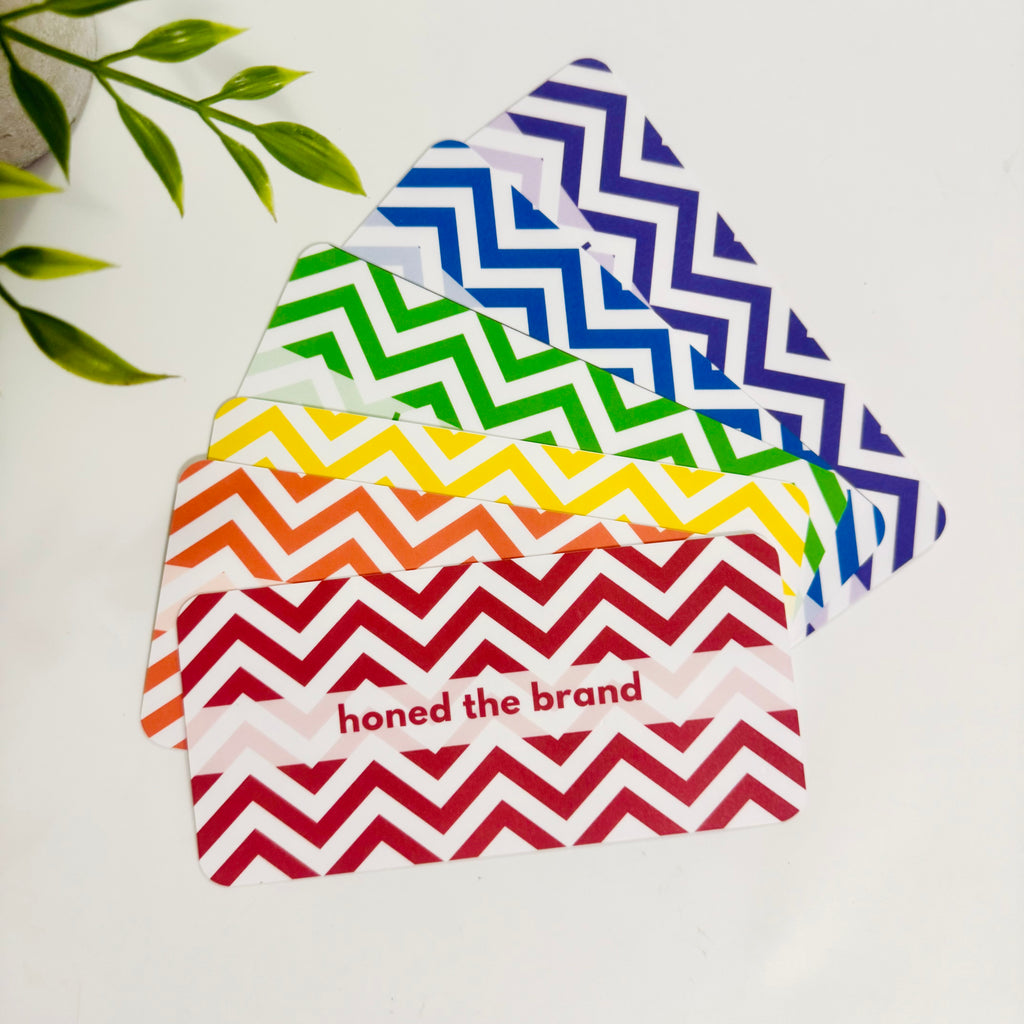 Chevron Custom Cash Envelope Insert