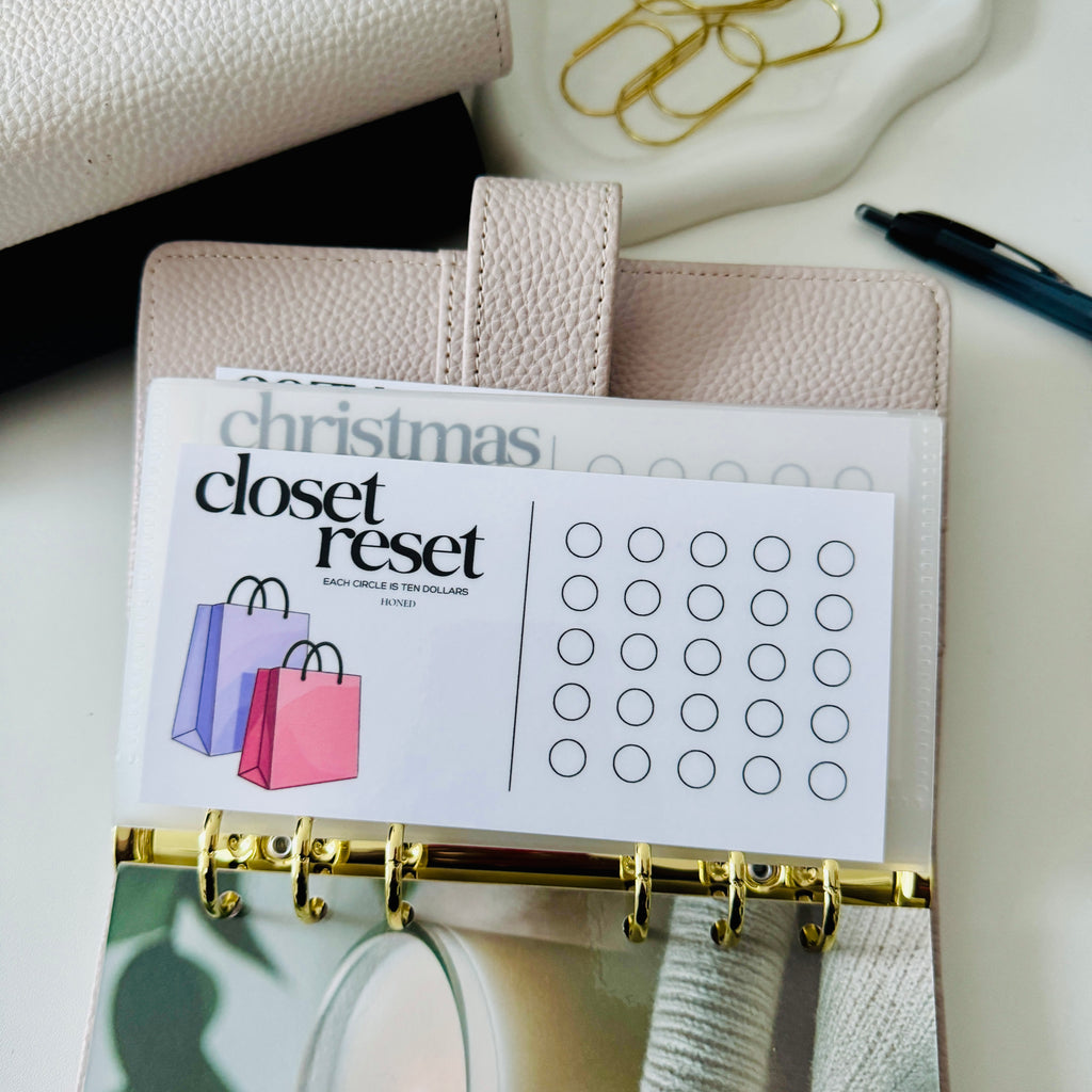Closet Reset Savings Challenge