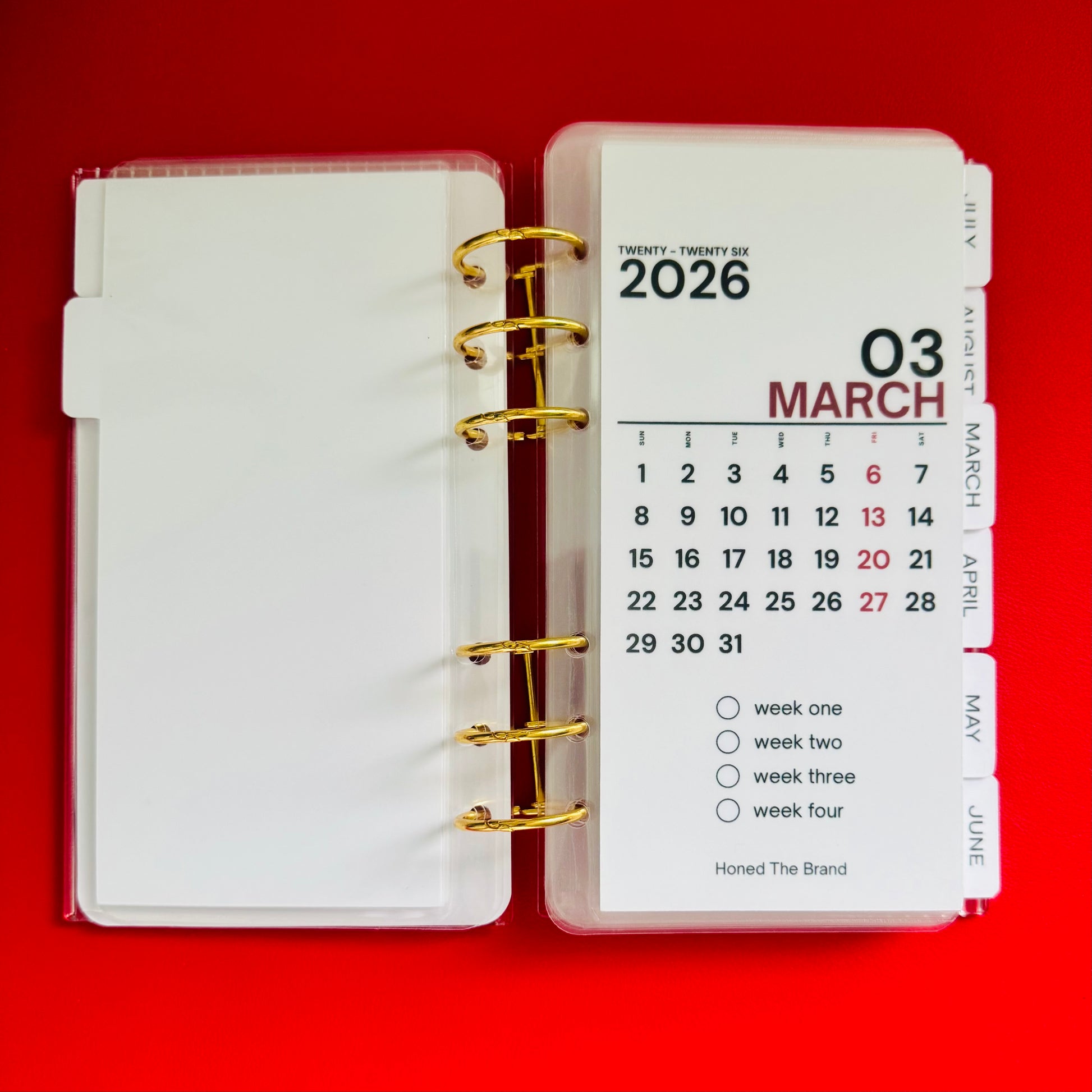 A6 Tabbed 2026 Friday Savings Challenge