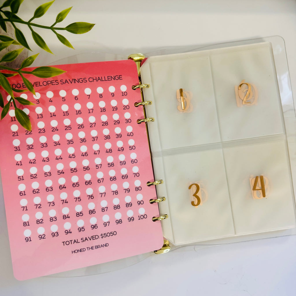 (Imperfect) 100 Envelopes Savings Challenge Binder