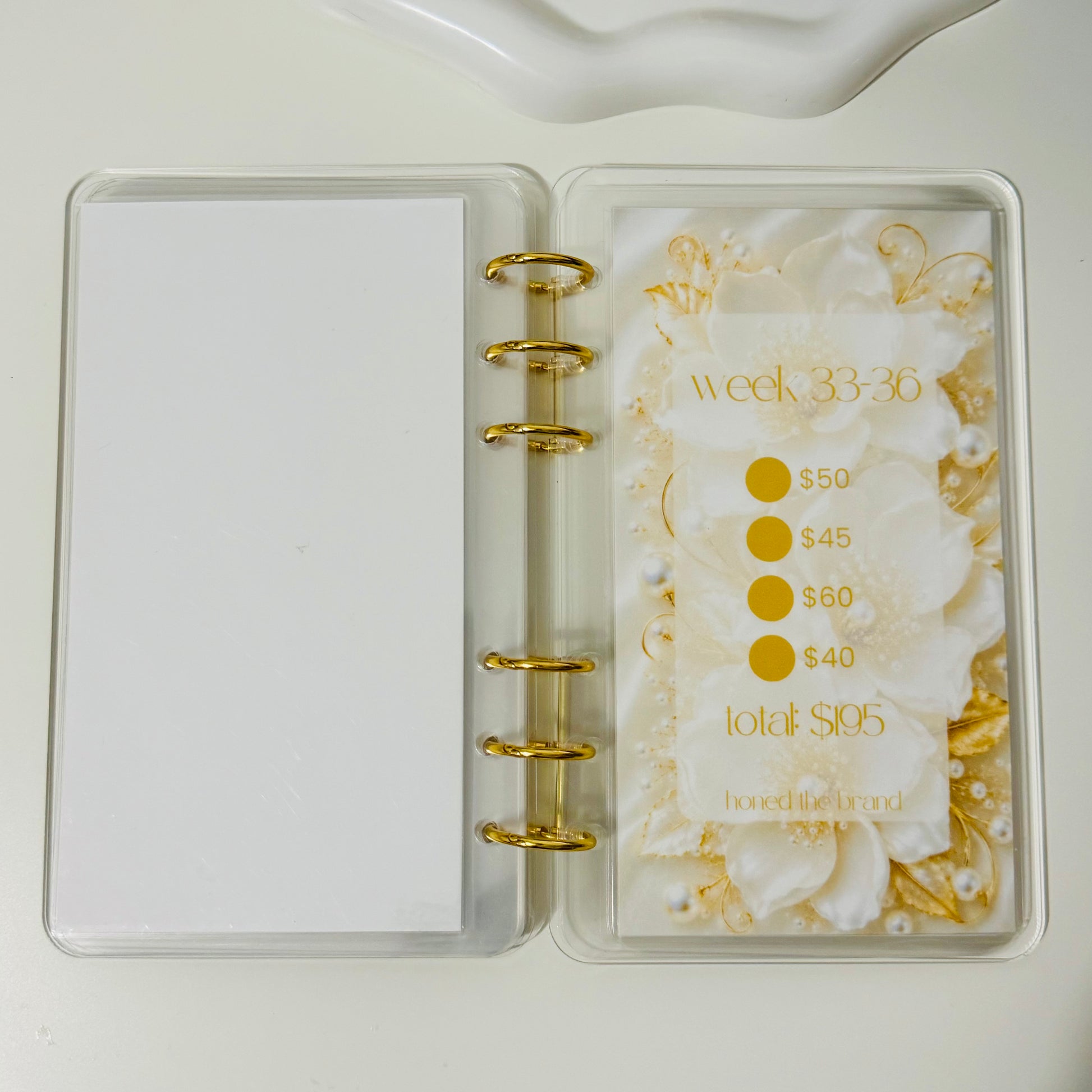 A6 52 Weeks Savings Challenge | Gold & Ivory Collective