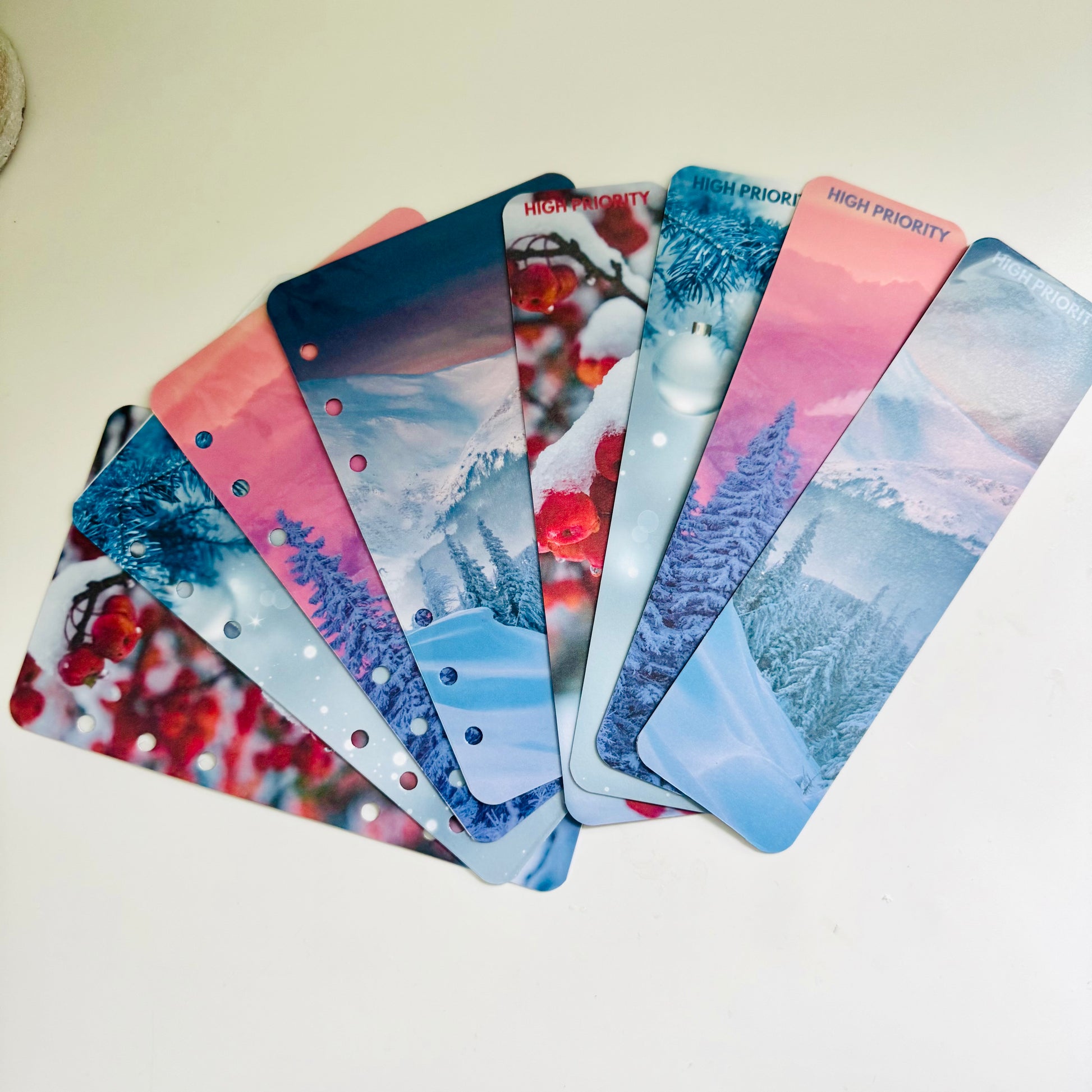 Double Sided Winter Binder Dashboard