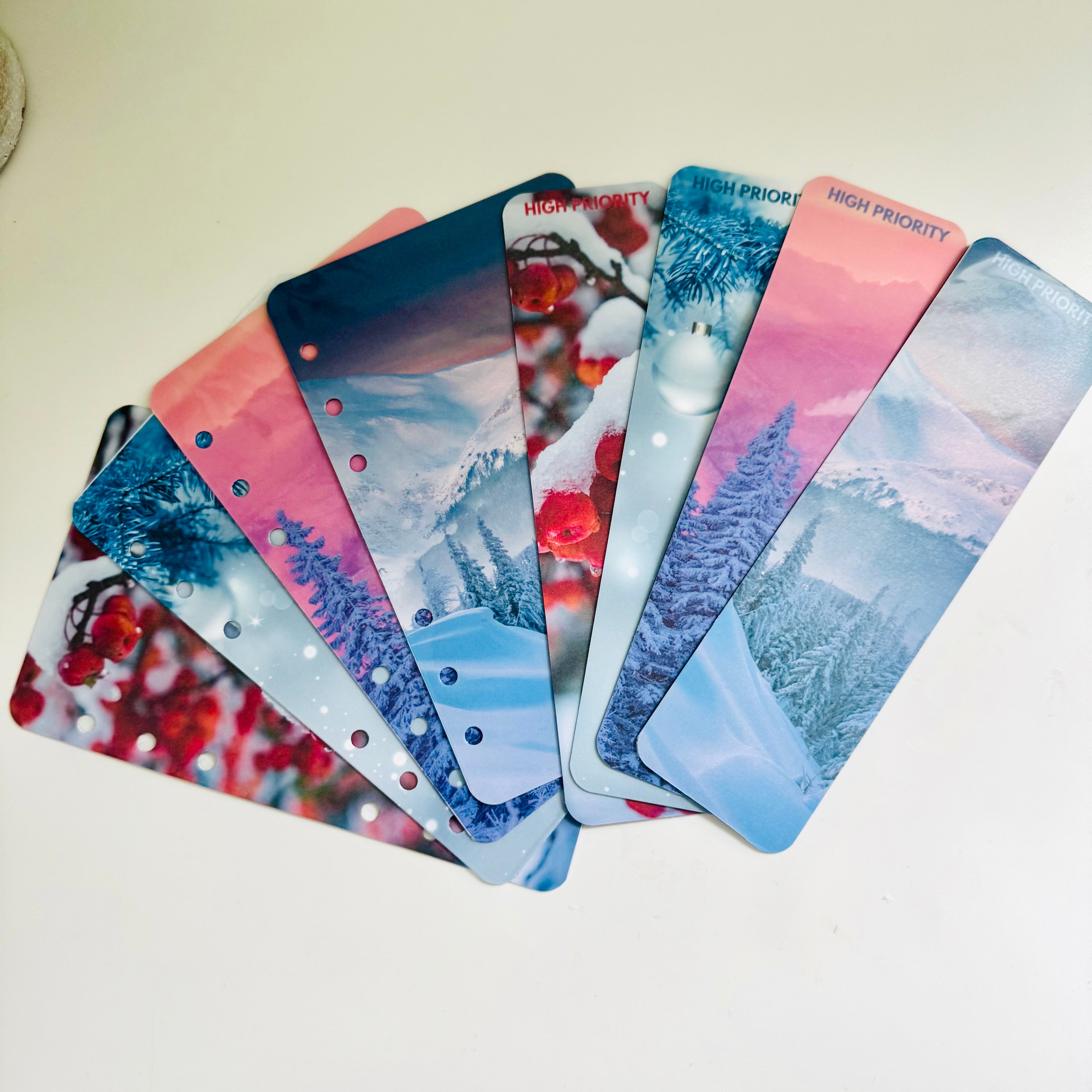 Double Sided Winter Binder Dashboard