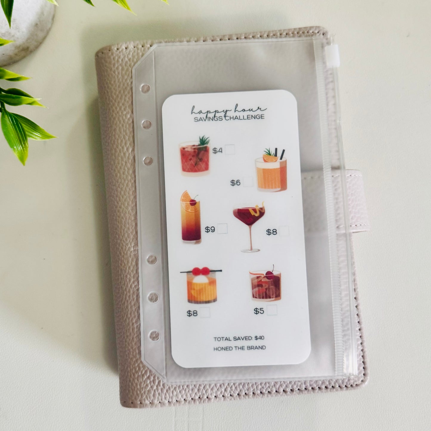 Happy Hour Mini Savings Challenge