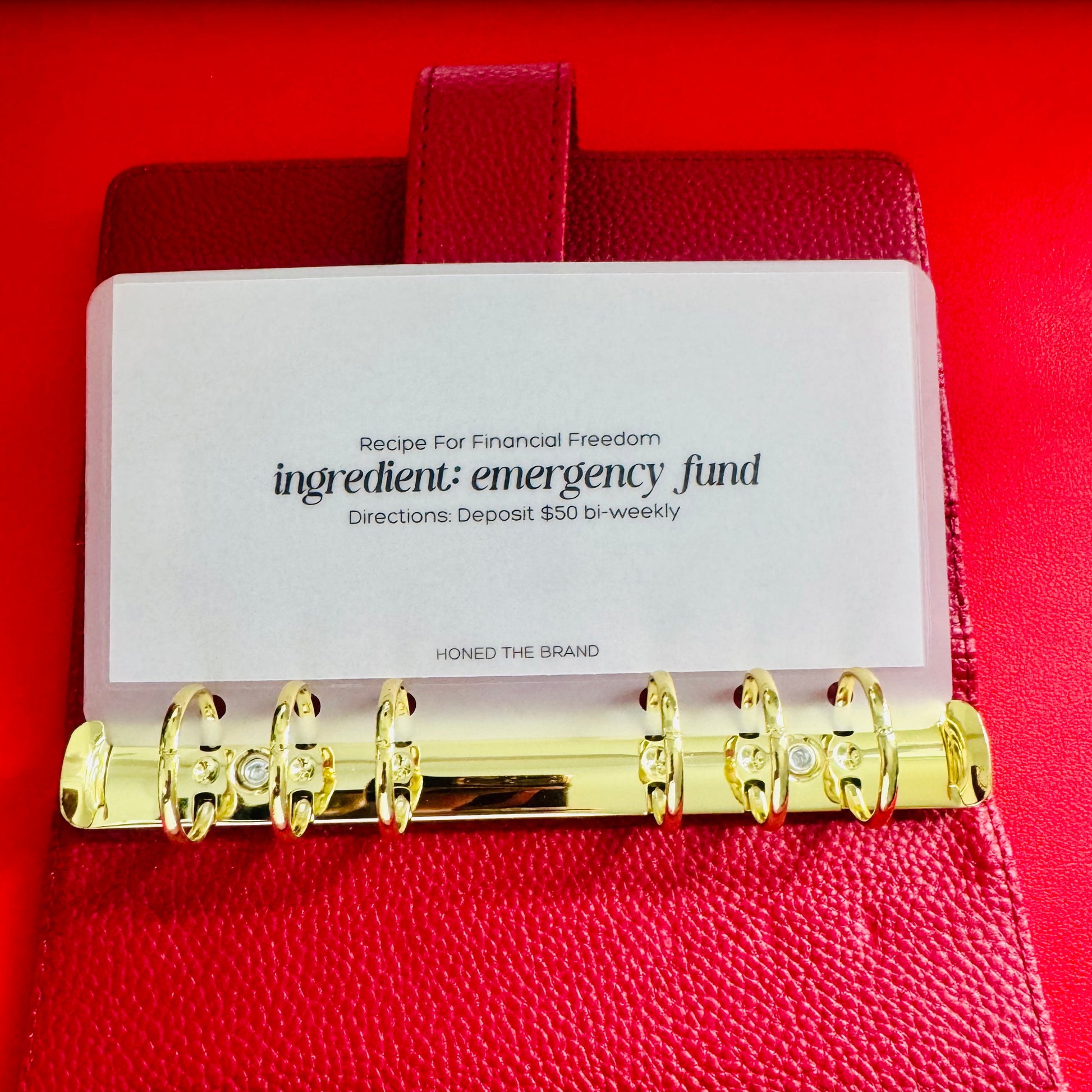 Recipe For Financial Freedom Cash Envelopes