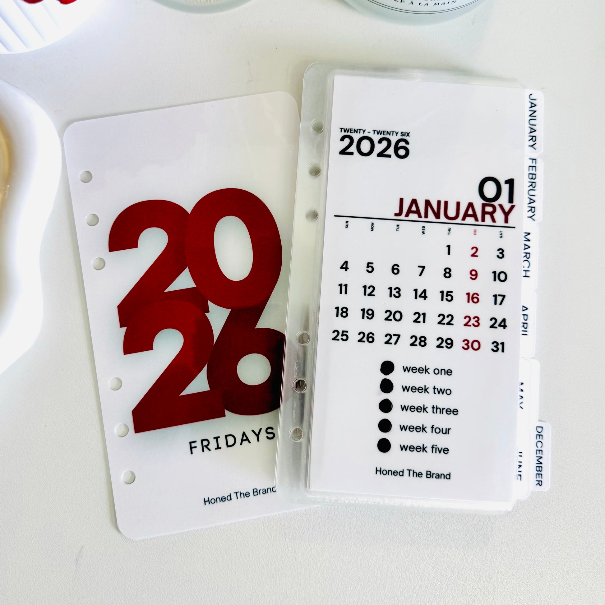 A6 Tabbed 2026 Friday Savings Challenge