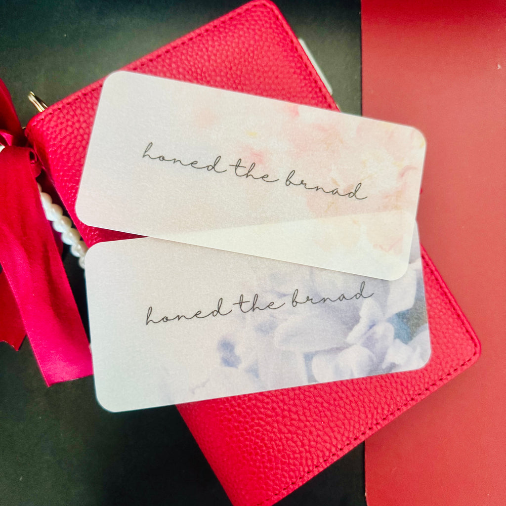 Floral Custom Cash Envelope Insert