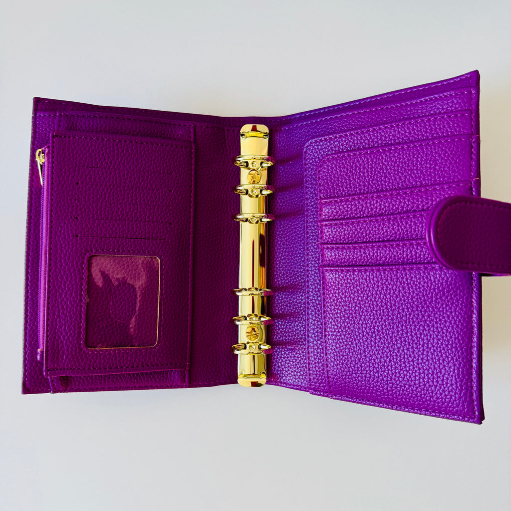 Midnight Iris A6 Binder | Nova Collection