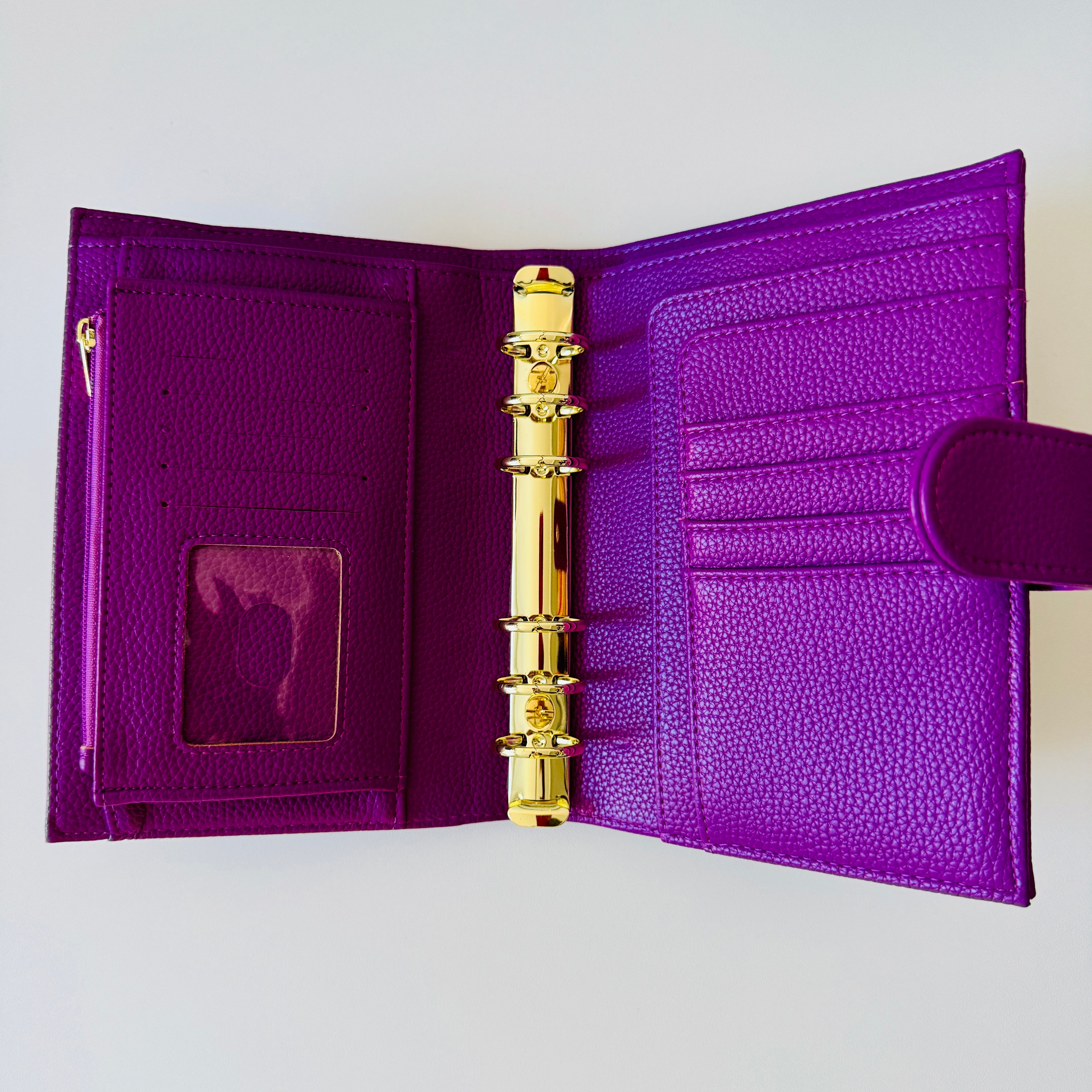 Midnight Iris A6 Binder | Nova Collection