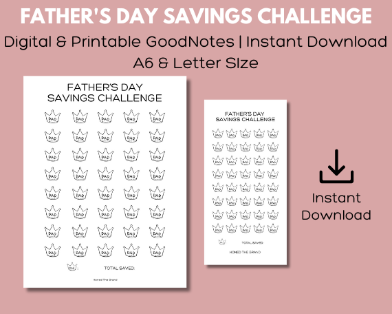 Digital Father's Day Savings Challenge
