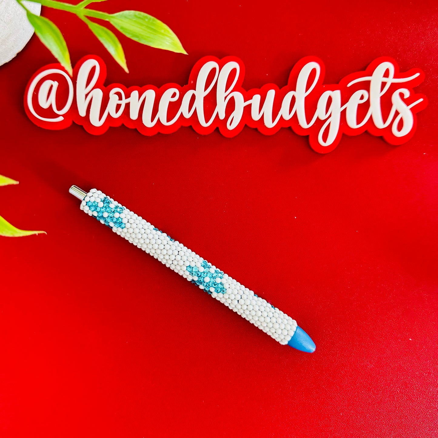 Snowflake Rhinestone Pen