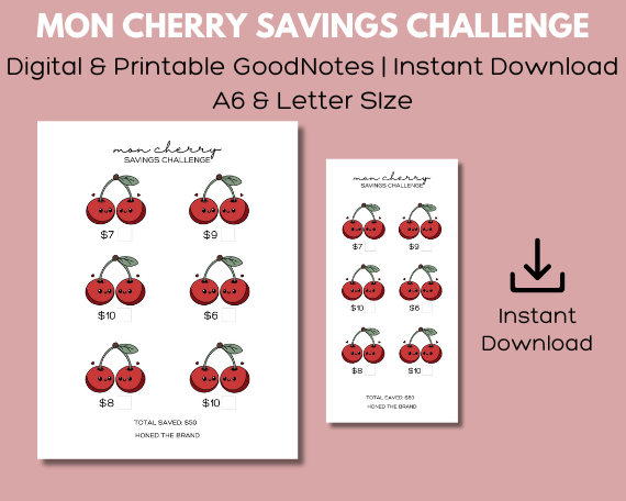 Digital Mon Cherry Savings Challenge