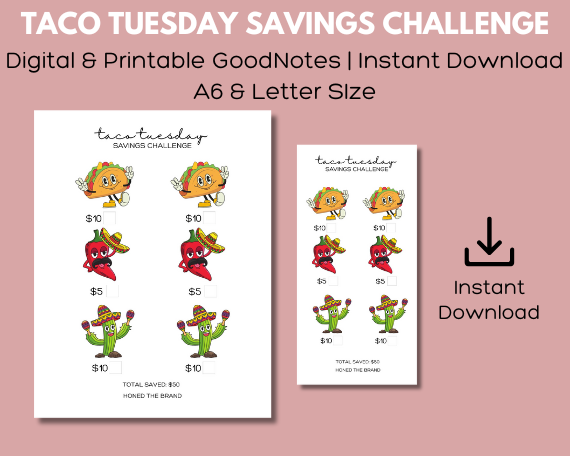 Digital Taco Tuesday Savings Challenge