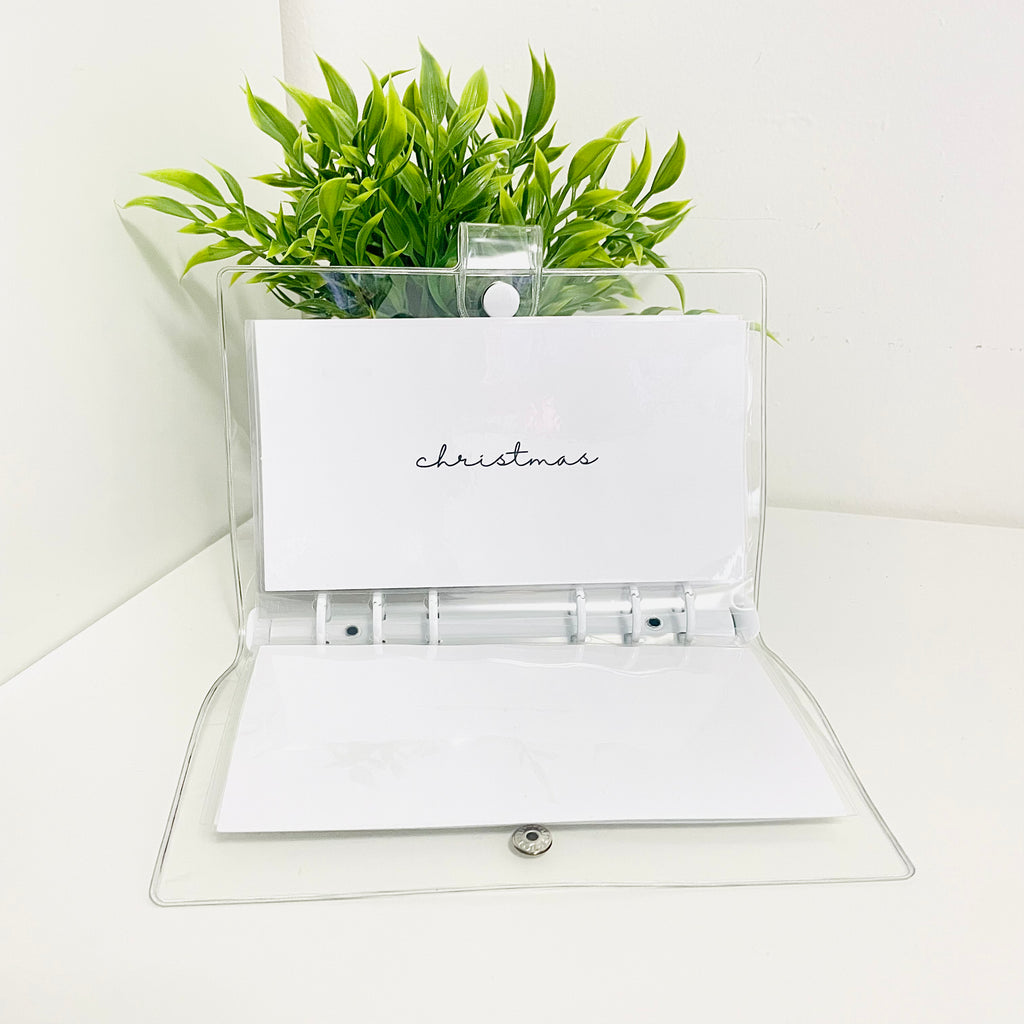 Clear Back Laminated Cash Envelopes